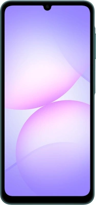 Смартфон Samsung SM-A075F Galaxy A07 128Gb 6Gb зеленый моноблок 3G 4G 2Sim 6.7" 720x1600 Android 15 50Mpix 802.11 a/b/g/n/ac GPS GSM900/1800 GSM1900 Protect microSD max2048Gb