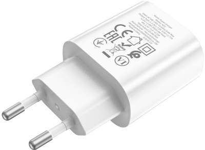Сетевое зар./устр. Hoco N22 25W (PD+QC+AFC) USB Type-C универсальное белый