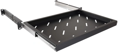 Полка выдвижная NTSS NTSS-MSKB-FS-600-BL 1U нагр.:20кг. 19" 300мм черный