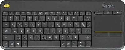 Клавиатура Logitech K400 Plus черный USB беспроводная Multimedia (920-007173)