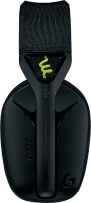 Наушники с микрофоном Logitech G435 черный/желтый накладные BT/Radio оголовье (981-001051)