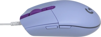 Мышь Logitech G102 LightSync сиреневый оптическая 8000dpi USB 6but (910-005857)