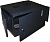 Шкаф коммутационный Lanmaster Next (TWT-CBWNM-9U-6X6-BK) настенный 9U 550x600мм пер.дв.металл задн.дв.спл.стал.лист 60кг черный 487мм 18.5кг 494мм IP20 металл