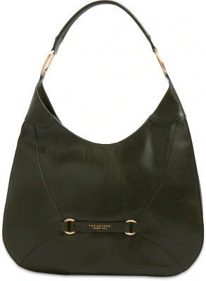 Сумка хобо The Bridge Isabella 04502501/I2 темно-зеленая натур.кожа