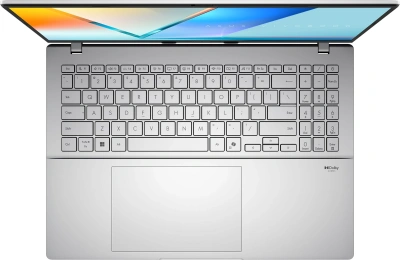 Ноутбук Asus VivoBook S16 M3607KA-SH117 Ryzen AI 5 330 32Gb SSD512Gb AMD Radeon 820M 16" OLED WUXGA (1920x1200) без ОС silver WiFi BT Cam (90NB16T2-M00890)