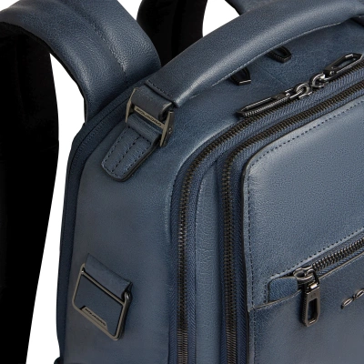Рюкзак мужской Piquadro Solm CA7021S141/AV серо-голубой натур.кожа