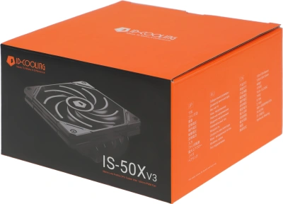 Устройство охлаждения(кулер) ID-Cooling IS-50X V3 Soc-AM5/AM4/1200/1700/1851 черный 4-pin 14-30dB Al+Cu 130W 385gr Ret
