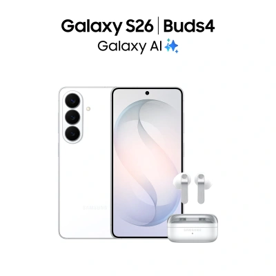 Смартфон Samsung SM-S942B Galaxy S26 256Gb 12Gb белый моноблок 3G 4G 2Sim 6.3" 1080x2340 Android 16 50Mpix 802.11 a/b/g/n/ac/ax/be NFC GPS GSM900/1800 GSM1900 Protect