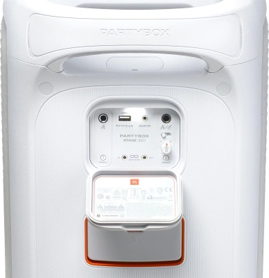 Минисистема Hi-Fi JBL Partybox Stage 320 белый 240Вт USB BT