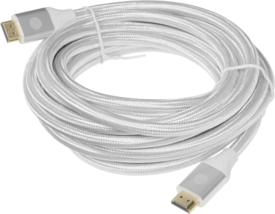 Кабель аудио-видео Cactus CS-HDMI.2.1-5 HDMI (m)/HDMI (m) 5м. позолоч.конт. серебристый
