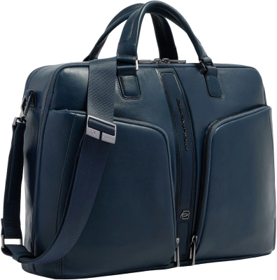 Портфель Piquadro Victor CA7177W143/BLU синий натур.кожа