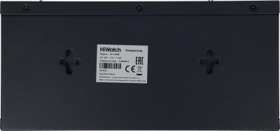 Коммутатор HiWatch DS-S1008P 8x100Мбит/с 2x1Гбит/с 8PoE 8PoE+ 60W неуправляемый