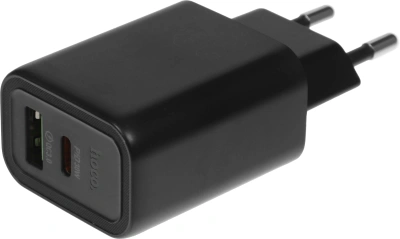 Сетевое зар./устр. Hoco Gentle PD30W+QC3.0 30W 3A (PD+QC) USB/USB Type-C универсальное черный (44358)