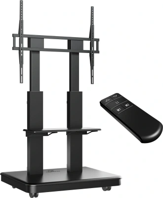 Стойка для телевизора Onkron TS2811E-B черный 50"-120" макс.125кг напольный мобильный (моторизованный лифт)