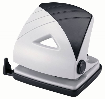 Дырокол Kw-Trio BIAS 096Q0 макс.:20лист. металл/пластик черный/серый отв.:2 с линейкой