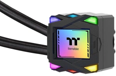 Система водяного охлаждения Thermaltake LA360 ARGB Soc-AM5/AM4/1200/1700/1851 черный 4-pin 38.35dB Al 360W Ret (CL-W459-PL12SW-A)