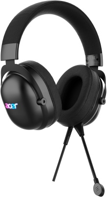 Наушники с микрофоном Acer AHW122 черный 2.1м мониторные USB оголовье (ZL.HDSCC.01U)