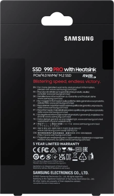 Накопитель SSD Samsung PCIe 4.0 x4 4TB MZ-V9P4T0CW 990 Pro M.2 2280