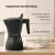 Кофеварка гейзерн. Rondell Kafferro RDS-499 0.3л алюминий темно-серый Кофеварка гейзерн. Rondell Kafferro RDS-499 0.3л алюминий темно-серый