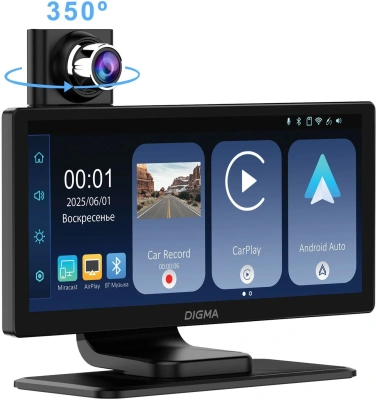 Автомобильный монитор Digma Smart Play 1200 Dual 8.9" 600x1024