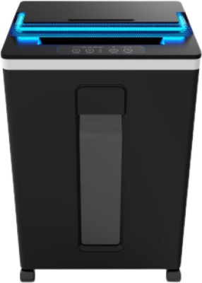 Шредер Office Kit S165UV черный (секр.P-5) фрагменты 8лист. 22лтр. скобы
