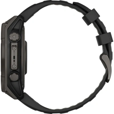 Смарт-часы Garmin Fenix 8 Solar 51мм 1.4" MIP корп.черный рем.черный (010-02907-11)