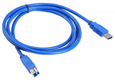 Кабель Buro USB A(m) USB B(m) 1.8м (USB3.0-AM/BM) синий