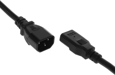 Шнур питания ITK PC-C13C14-5M C13-С14 проводник.:3x1.5мм2 5м 230В 10А (упак.:1шт) черный