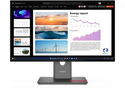 Монитор Lenovo 23.8" ThinkVision P24q-40 черный IPS LED 16:9 HDMI матовая HAS Piv 300cd 178гр/178гр 2560x1440 120Hz DP Quad 2K (1440p) USB 5.1кг