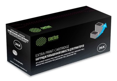 Картридж лазерный Cactus CS-CF226X-MPS CF226XX черный (12000стр.) для HP LJ M402d/M402n/M426dw/M426fdn/M426fdw