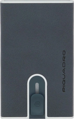 Чехол для кредитных карт Piquadro Black Square PP4825B3R/BLU4 темно-синий натур.кожа
