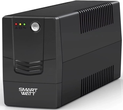Источник бесперебойного питания Smartwatt UNI 1050E 600Вт 1050ВА черный