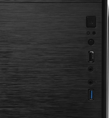 Корпус Accord ACC-811 черный без БП mATX 1x80mm 3x120mm 1xUSB2.0 1xUSB3.0 audio bott PSU