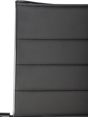 Кресло Бюрократ CH Balance-AV PU Line черный экокожа полозья металл черный