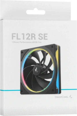 Вентилятор для корпуса Deepcool FL12R SE Reverse ARGB 120х120x25 черный 4-pin 25.79дБ (R-FL12RSE-BKAPN1-G) Ret
