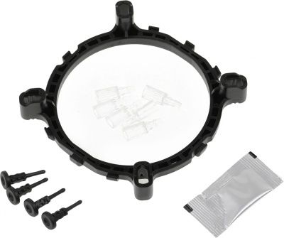 Устройство охлаждения(кулер) ID-Cooling DK-01 Soc-AM5/AM4/1200/1700/1851 черный 4-pin 29dB Al 95W 195gr Ret