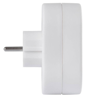 Сетевой разветвитель Buro BU-PS2G-W (2 розетки) белый (пакет ПЭ)