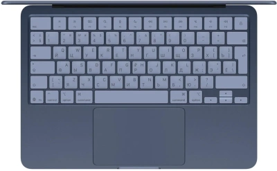 Ноутбук Apple MacBook Neo A3404 A18 Pro 6 core 8Gb SSD256Gb/5 core GPU 13" IPS (2408x1506) macOS blue WiFi BT Cam (MHFF4HN/A)