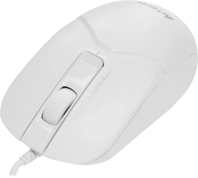 Мышь A4Tech Fstyler FM12S белый оптическая 1200dpi silent USB 3but (FM12S WHITE)