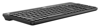 Клавиатура A4Tech FK25 черный/серый USB slim (FK25 BLACK) кабель 1.5м
