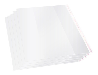 Обложка Silwerhof 382159 Монстрики с липк.сл. (набор 5шт) ПП 70мкм гладкая прозр. 240х380мм