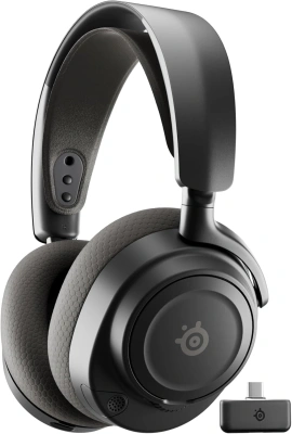 Наушники с микрофоном Steelseries Arctis Nova 7 Gen 2 черный мониторные BT/Radio оголовье (61730)