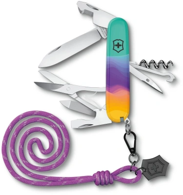 Нож перочинный Victorinox Companion Sydney Style (1.3909.E222) 91мм 16функц. ассорти подар.коробка в комплекте: шнурок на шею