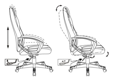 Кресло игровое Zombie GAME 16 черный/желтый ткань/эко.кожа крестов. пластик