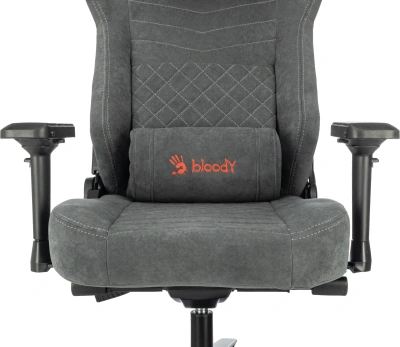 Кресло игровое A4Tech Bloody GC-660 серый Formula 968 искусственная замша с подголов. крестов. металл