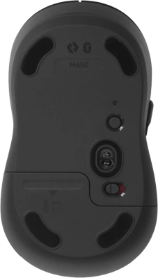 Мышь Logitech M650 графитовый оптическая 4000dpi беспров. BT/Radio USB 4but (910-006259)