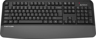 Клавиатура A4Tech FGK20 серый USB беспроводная Multimedia (подставка для запястий)
