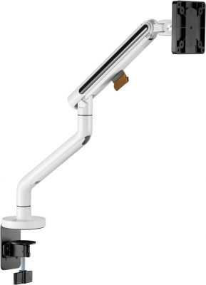 Кронштейн для мониторов Ultramounts UM725W белый 17"-32" макс.9кг крепление к столешнице поворот и наклон