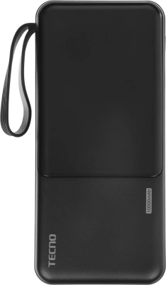 Мобильный аккумулятор Tecno OnGO L101 10000mAh 12W 2.4A 2xUSB-A/USB-C черный