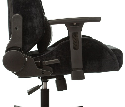 Кресло игровое Knight N1 Fabric черный Light-20 с подголов. крестов. металл